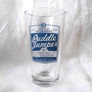Third Street Ale Works Puddle Jumper 16 Oz Pint Glass